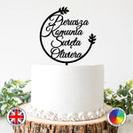 Personalised Pierwsza Komunia Swieta - Hoop First Holy Communion cake topper