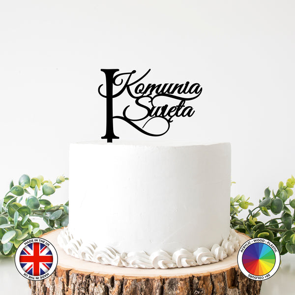 I Komunia Swieta - First Holy Communion cake topper