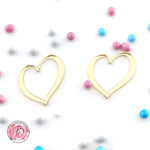 5x Cute Heart Cake Charm