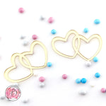 3x Cute Double Heart Cake Charm