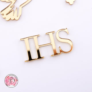 4x IHS Communion Cake Charms