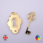 Key and Keyhole Wonderland themed set of Cake Charms