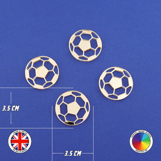 4x Football Charms