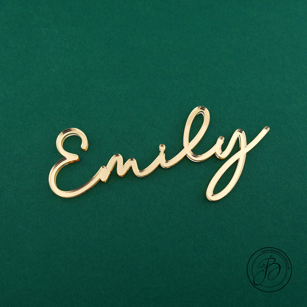 Name Cake Charm - Single line font